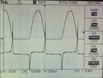 LEED-Oszillogramm 1